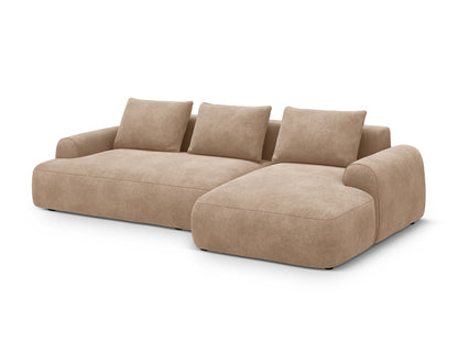 Calma Corner Sofa With Bed Function And Box (3 Seats, 275x142x84) - Velvet - Gallery image 2