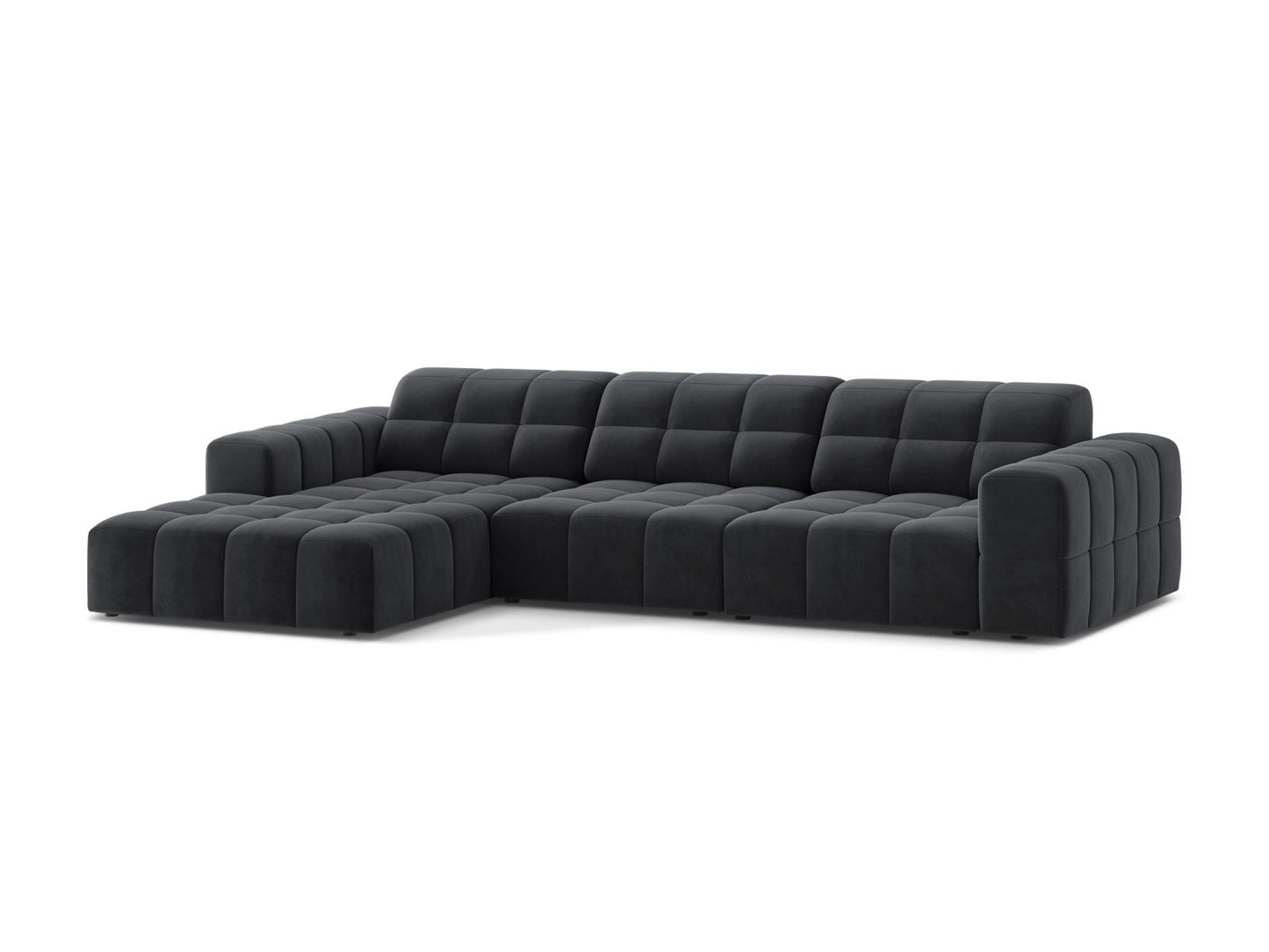 Chicago Corner Sofa (4 Seats, 294x167x78) - Bluvel Velvet - Gallery image 7