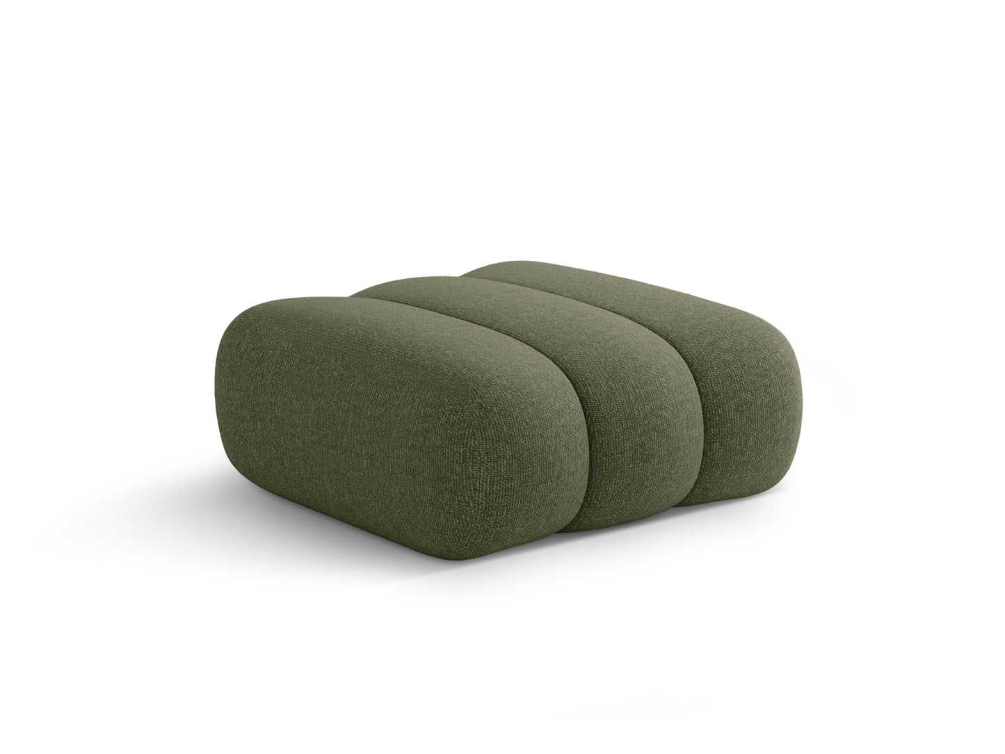 Koge Pouf (1 Seat, 95x95x40) - Eden Chenille - Gallery image 3