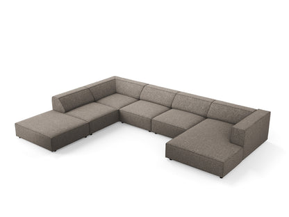 Arendal Panoramic Corner Sofa (7 Seaters) - Chenille - Gallery image 3