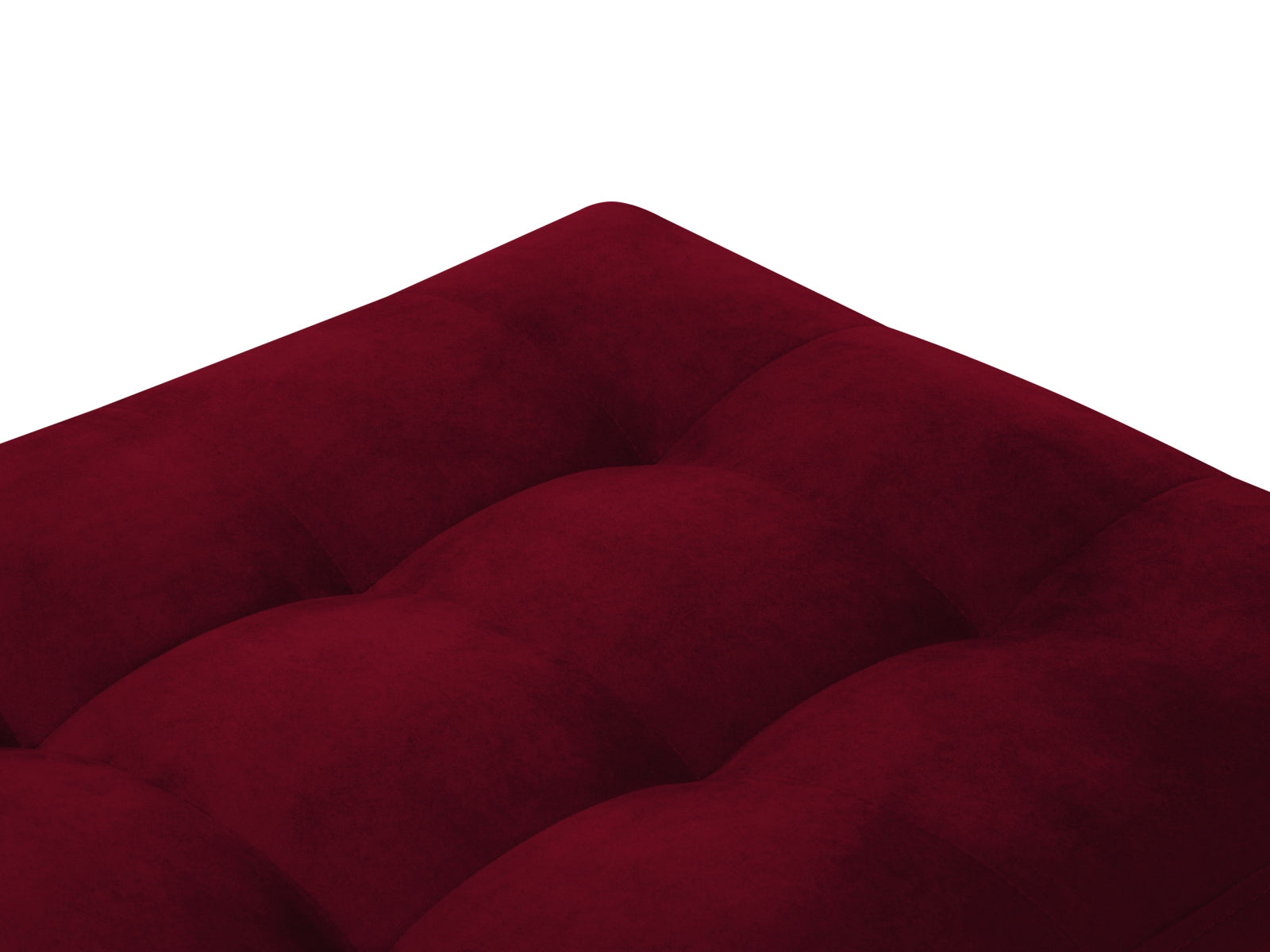 Aspen Pouf (1 Seat) - Velvet - Velvet - Gallery image 1