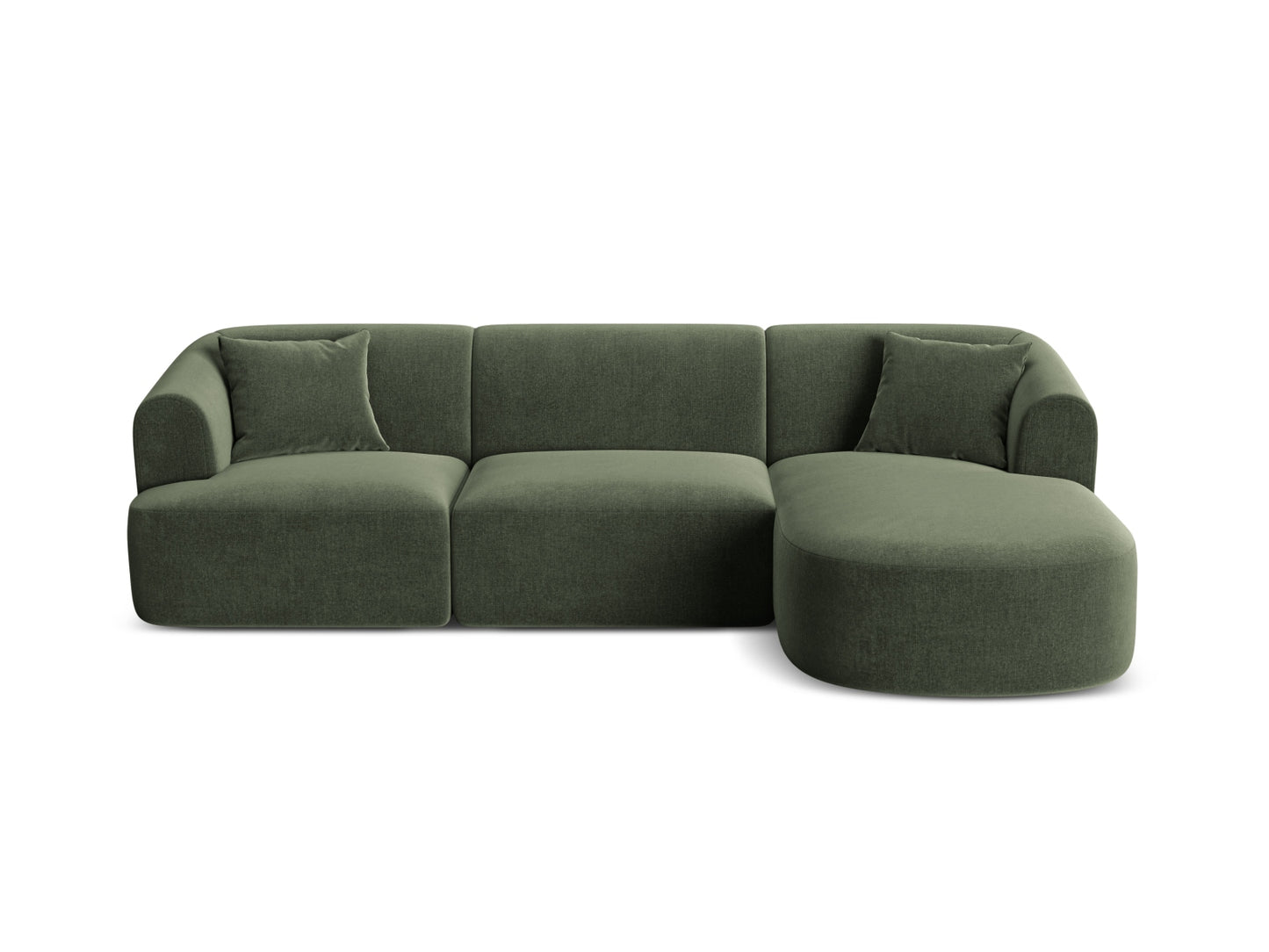 Campi Modular Corner Sofa (4 Seats, 256x156x70) - Velvet