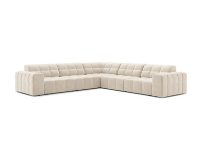 Chicago Symmetrical Corner Sofa (4 Seats, 285x285x78) - Bluvel Velvet