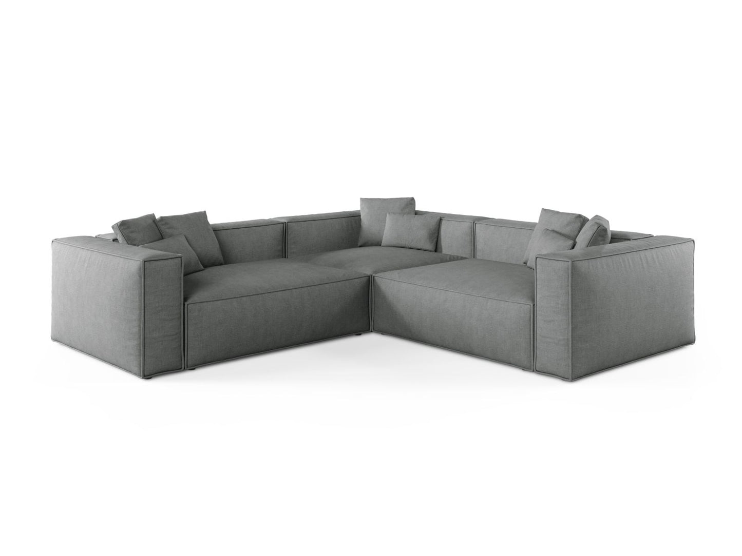 Aveiro Corner Sofa - Structured Fabric