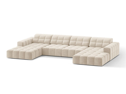 Chicago Panoramic Sofa (6 Seats, 375x167x78) - Bluvel Velvet - Gallery image 5