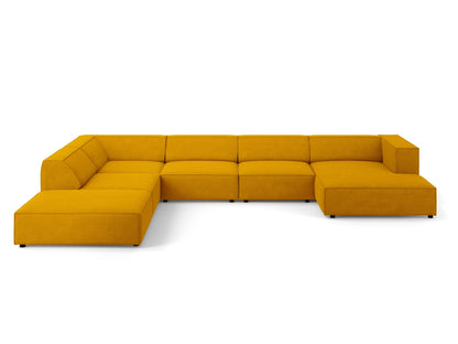 Arendal Panoramic Corner Sofa Chenille with corduroy (7 Seaters)