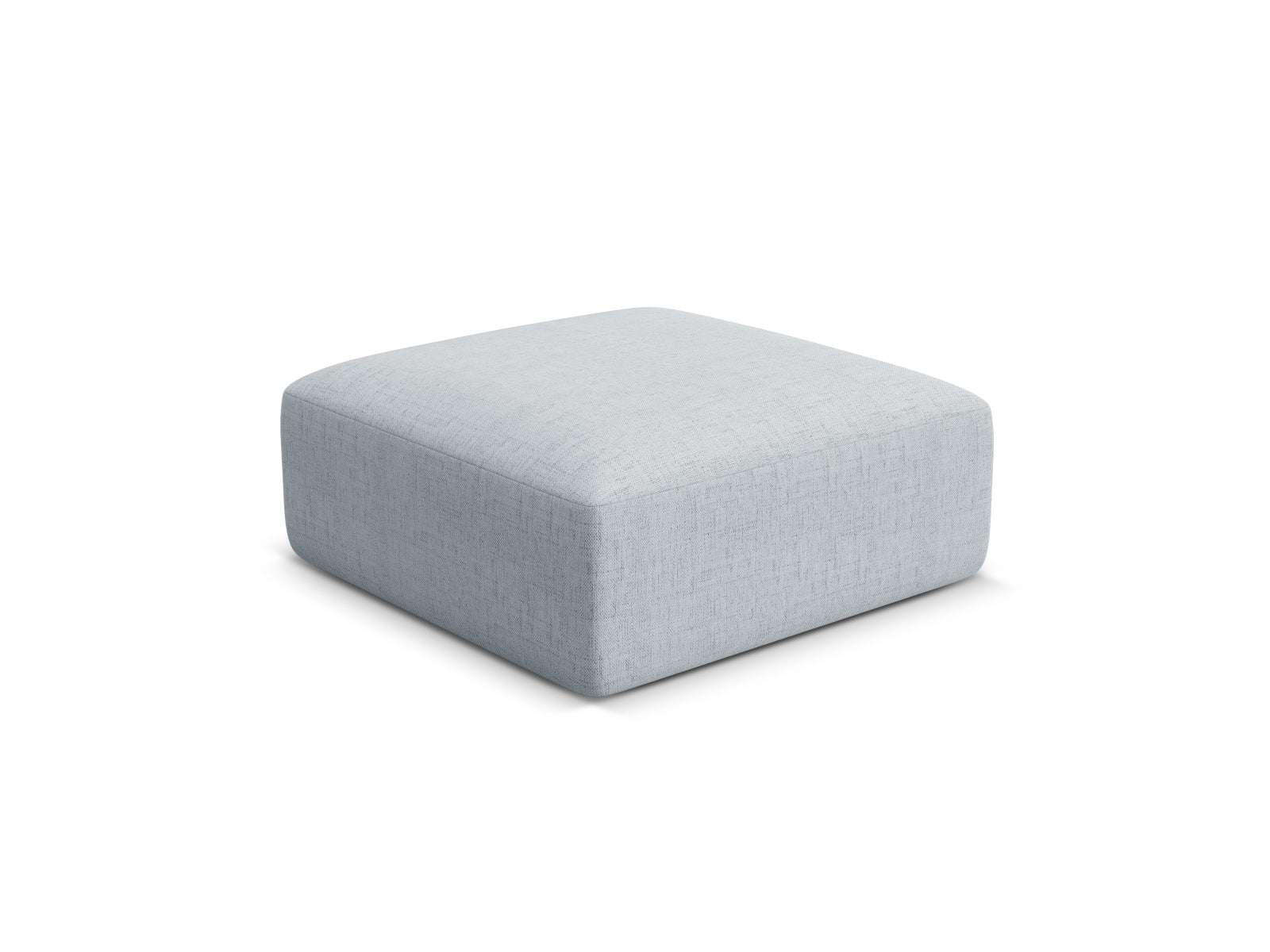 Campi Pouf (1 Seat, 90x90x40) - Structured Fabric - Gallery image 5