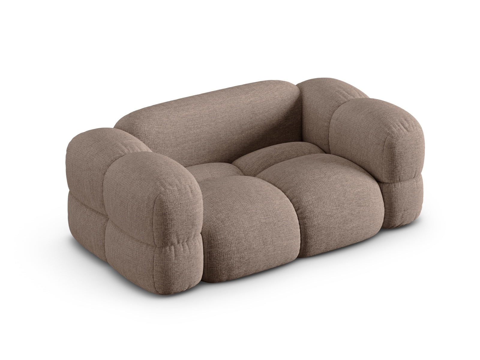 Loretto 2-Seater Sofa (2 Seats, 100x180x68) - Sorella Structured Fabric - Gallery image 8