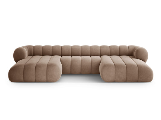 Koge Panoramic Sofa (6 Seats, 348x165x70) - Vogue Velvet