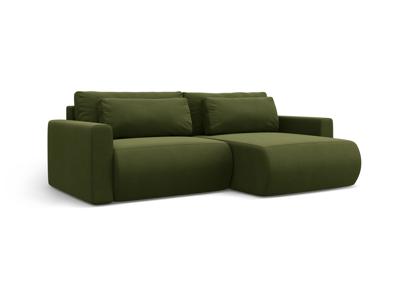 Belfast Corner Sofa With Bed Function And Box (3 Seats, 240x149x84) - Velvet - Gallery image 2