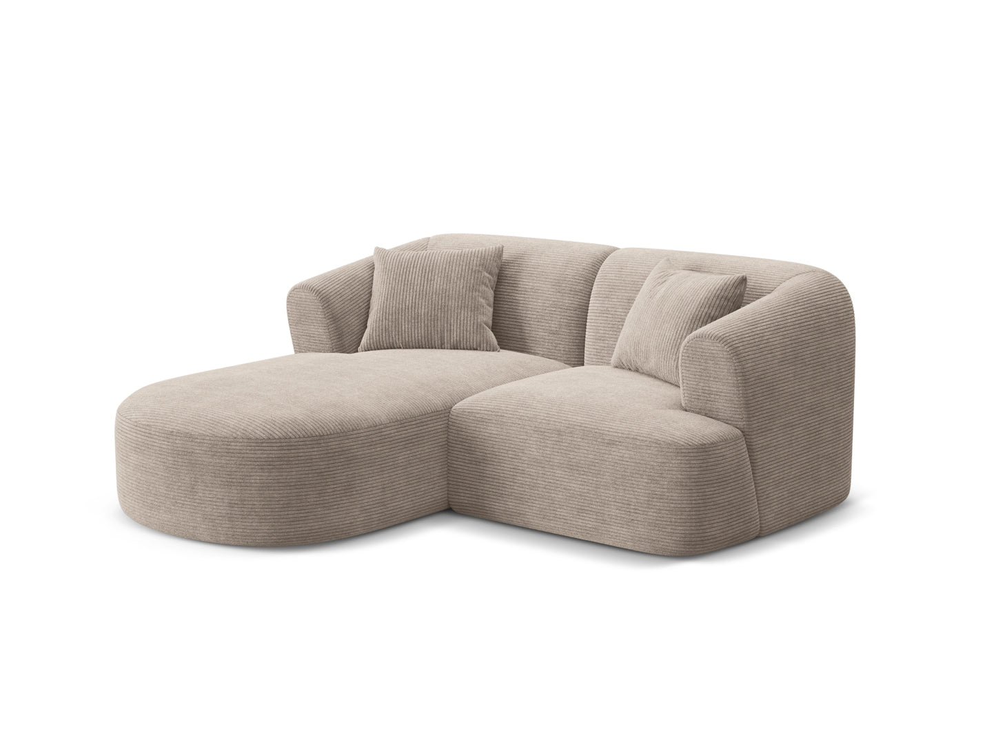 Campi Modular Corner Sofa (3 Seats, 180x156x70) - Corduroy - Gallery image 1