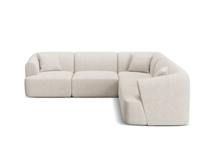 Campi Modular Symmetrical Corner Sofa (6 Seats, 255x255x70) - Structured Fabric - Gallery image 1