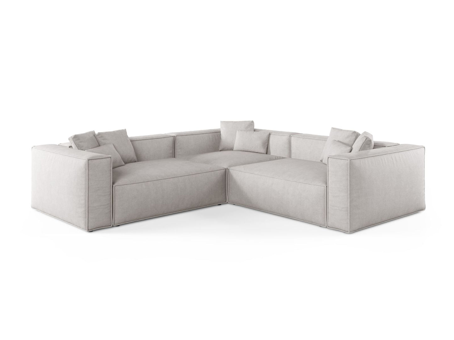 Aveiro Corner Sofa - Structured Fabric