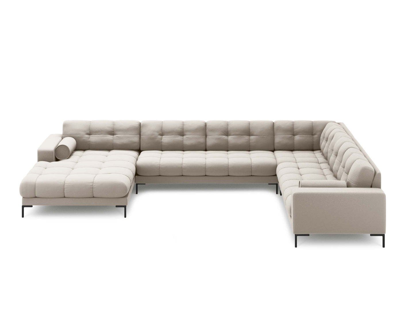 Bali Panoramic Corner Sofa (7 Seats, 327x256x75) - Structured Fabric - Gallery image 2