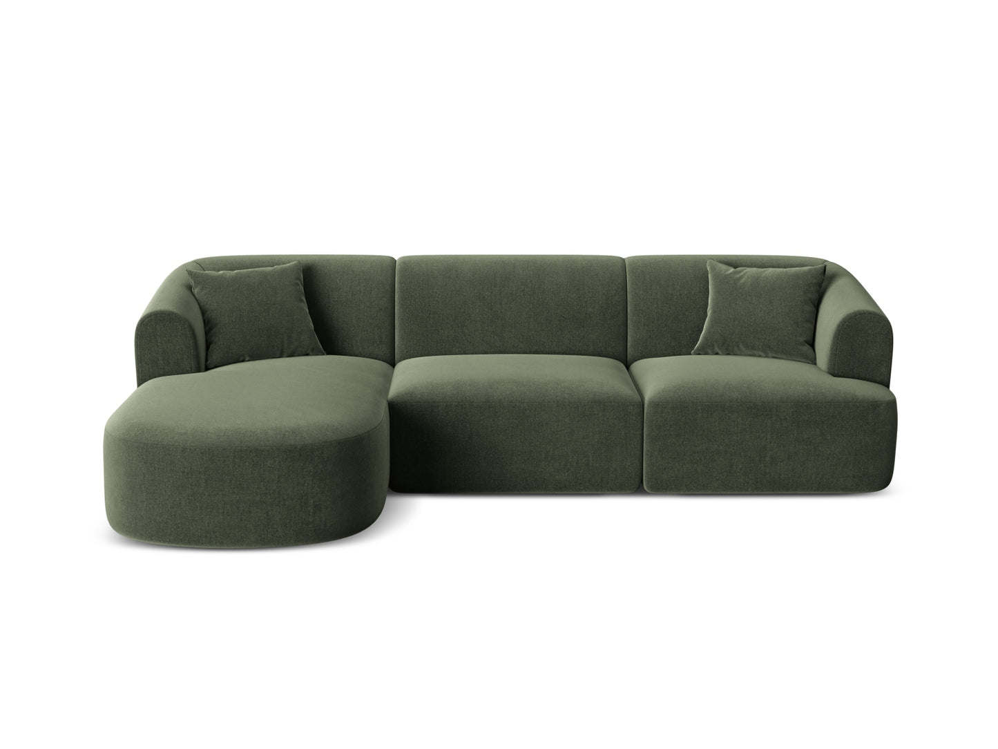 Campi Modular Corner Sofa (4 Seats, 256x156x70) - Velvet