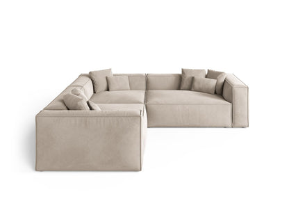 Aveiro Corner Sofa - Velvet - Velvet - Gallery image 4