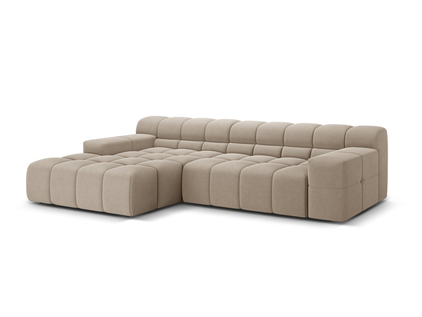 Hawaii Corner Sofa (3 Seats, 270x160x75) - Moly Structured Fabric - Gallery image 3
