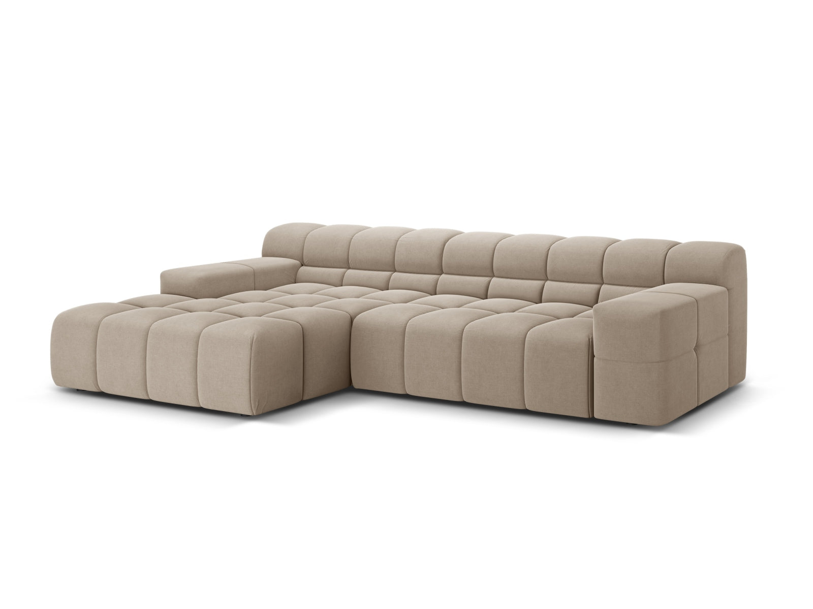 Hawaii Corner Sofa (3 Seats, 270x160x75) - Moly Structured Fabric - Gallery image 3