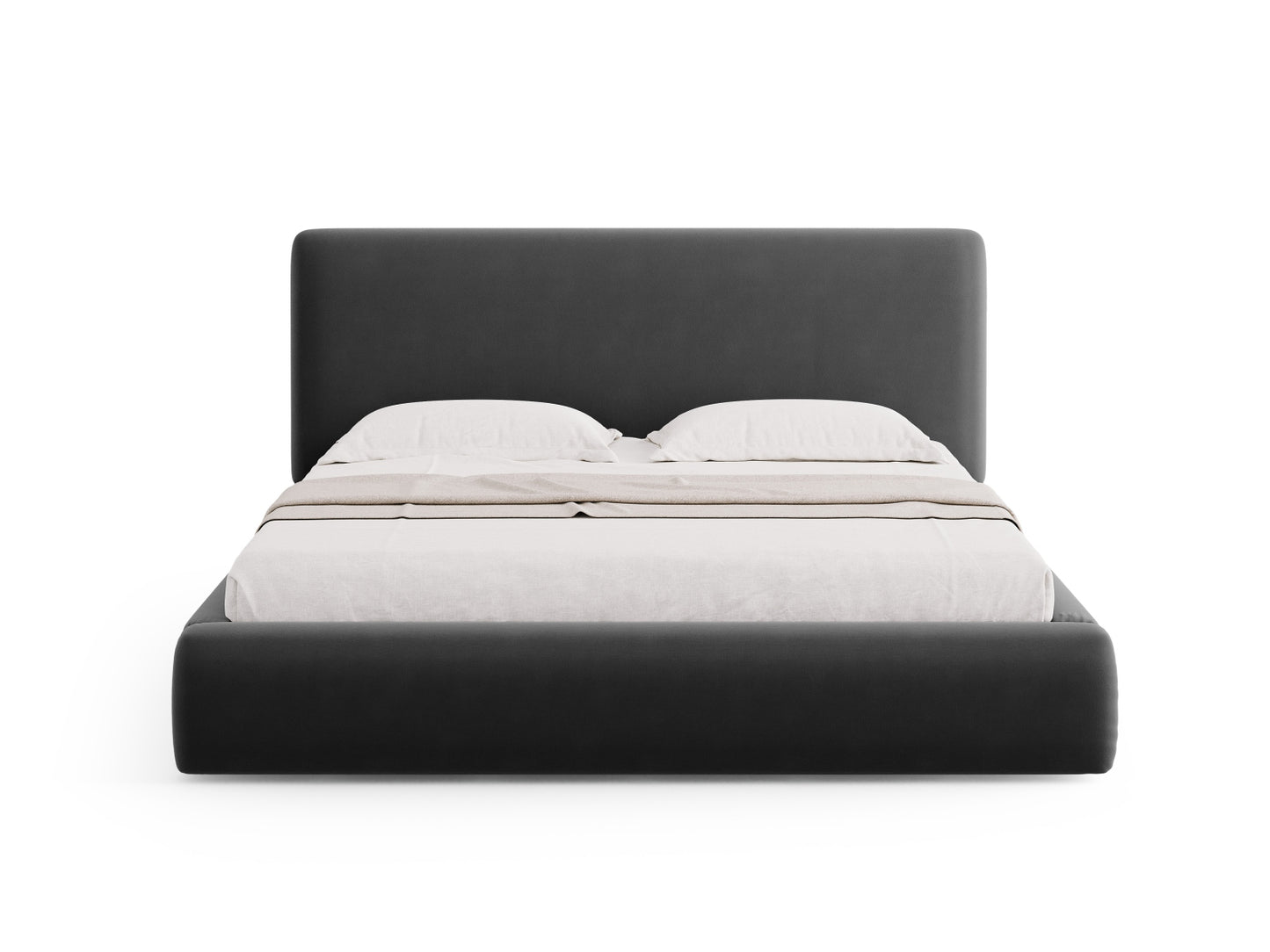 Colonel Storage Bed With Headboard - Riviera Velvet - Gallery image 4