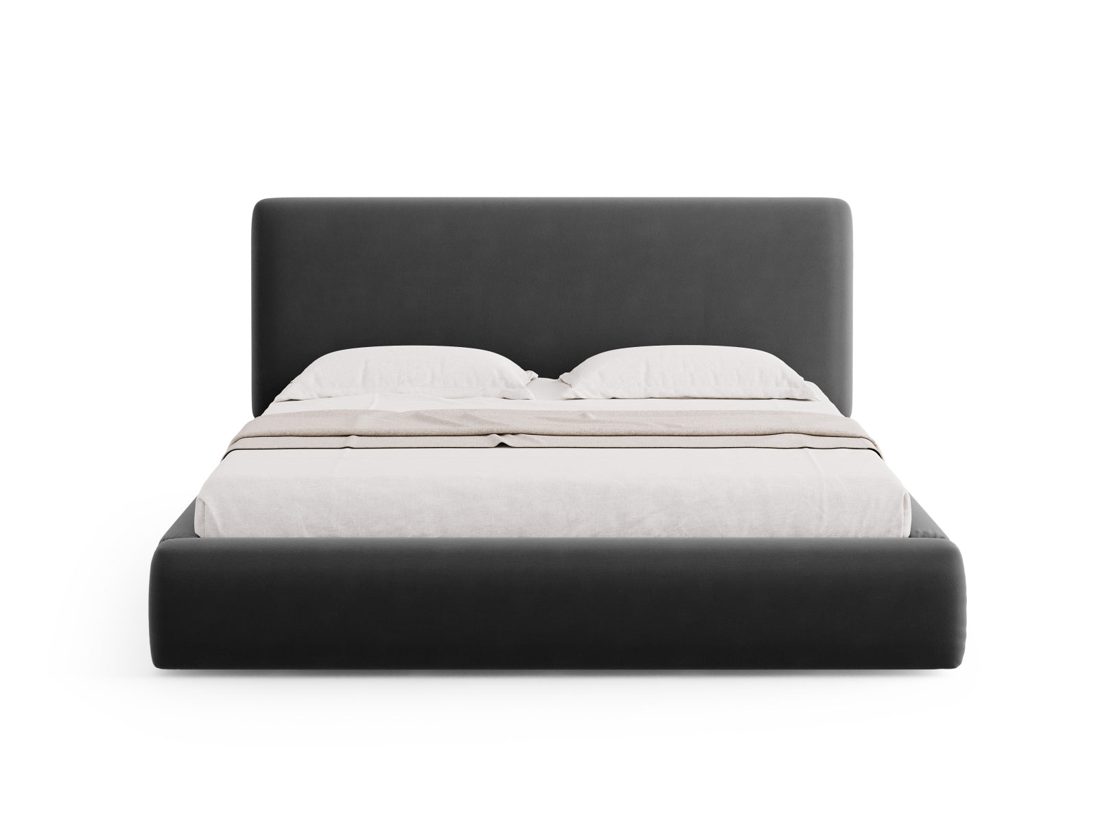 Colonel Storage Bed With Headboard - Riviera Velvet - Gallery image 4
