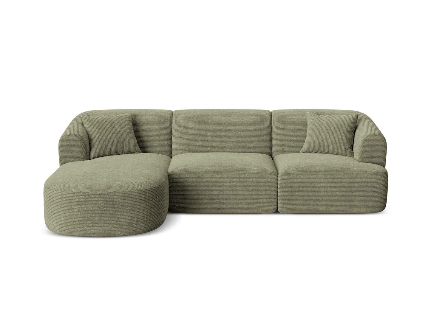 Campi Modular Corner Sofa (4 Seats, 256x156x70) - Corduroy
