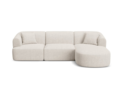 Campi Modular Corner Sofa (4 Seats, 256x156x70) - Structured Fabric