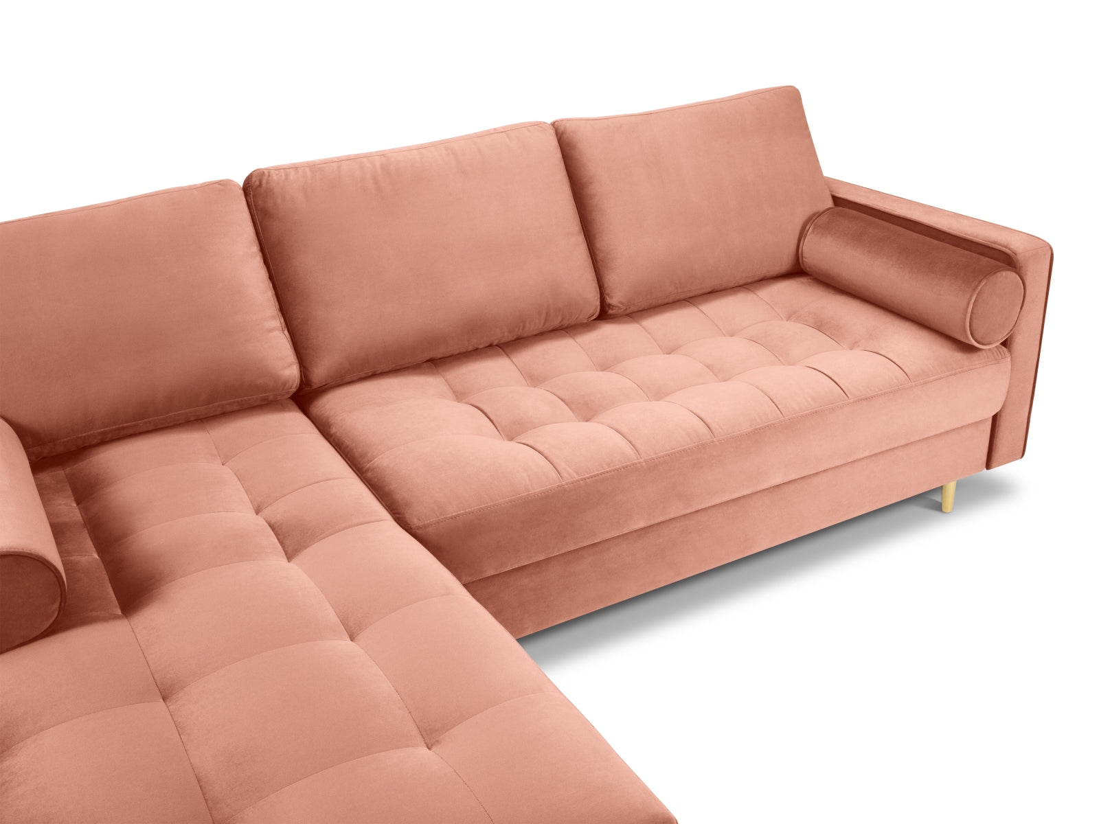 Aspen Corner Sofa (4 Seaters) - Velvet - Velvet - Gallery image 2