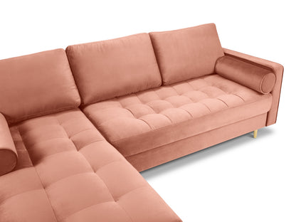 Aspen Corner Sofa (4 Seaters) - Velvet - Velvet - Gallery image 2