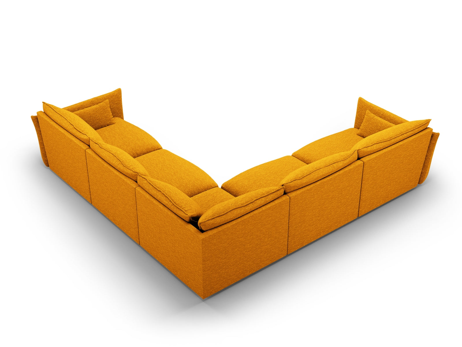 Matera Symmetrical Corner Sofa (7 Seats, 286x286x85) - Haga Chenille - Gallery image 7
