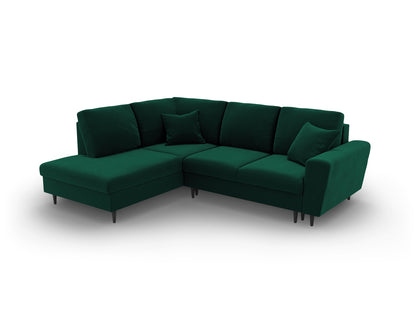 Kyoto Corner Sofa With Bed Function And Box (5 Seats, 243x194x88) - Left/Right - Riviera Velvet - Gallery image 3
