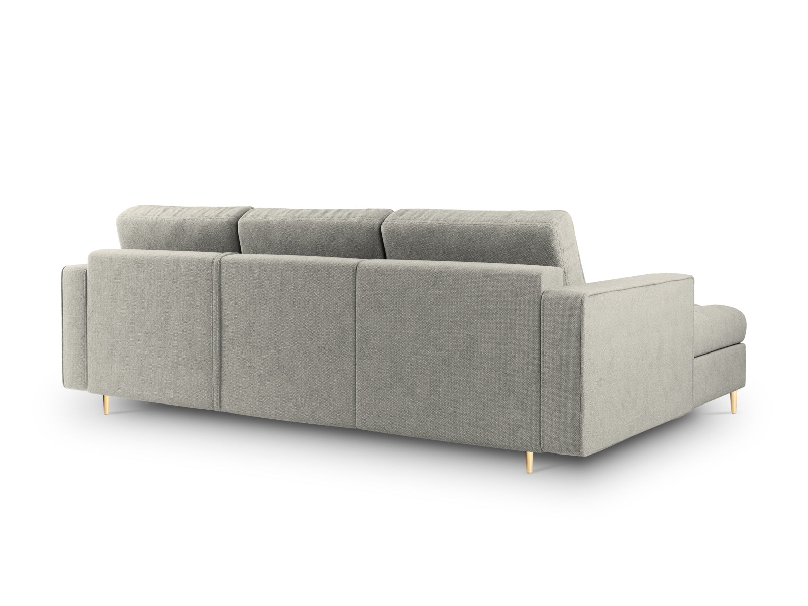 Aspen Corner Sofa with Bed Function and Box (5 Seaters) - Structured Fabric - Structured Fabric - Gallery image 5