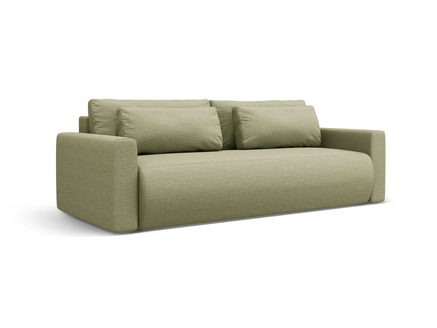 Belfast Sofa With Bed Function And Box (3 Seats, 238x105x84) - Structured Fabric - Gallery image 6