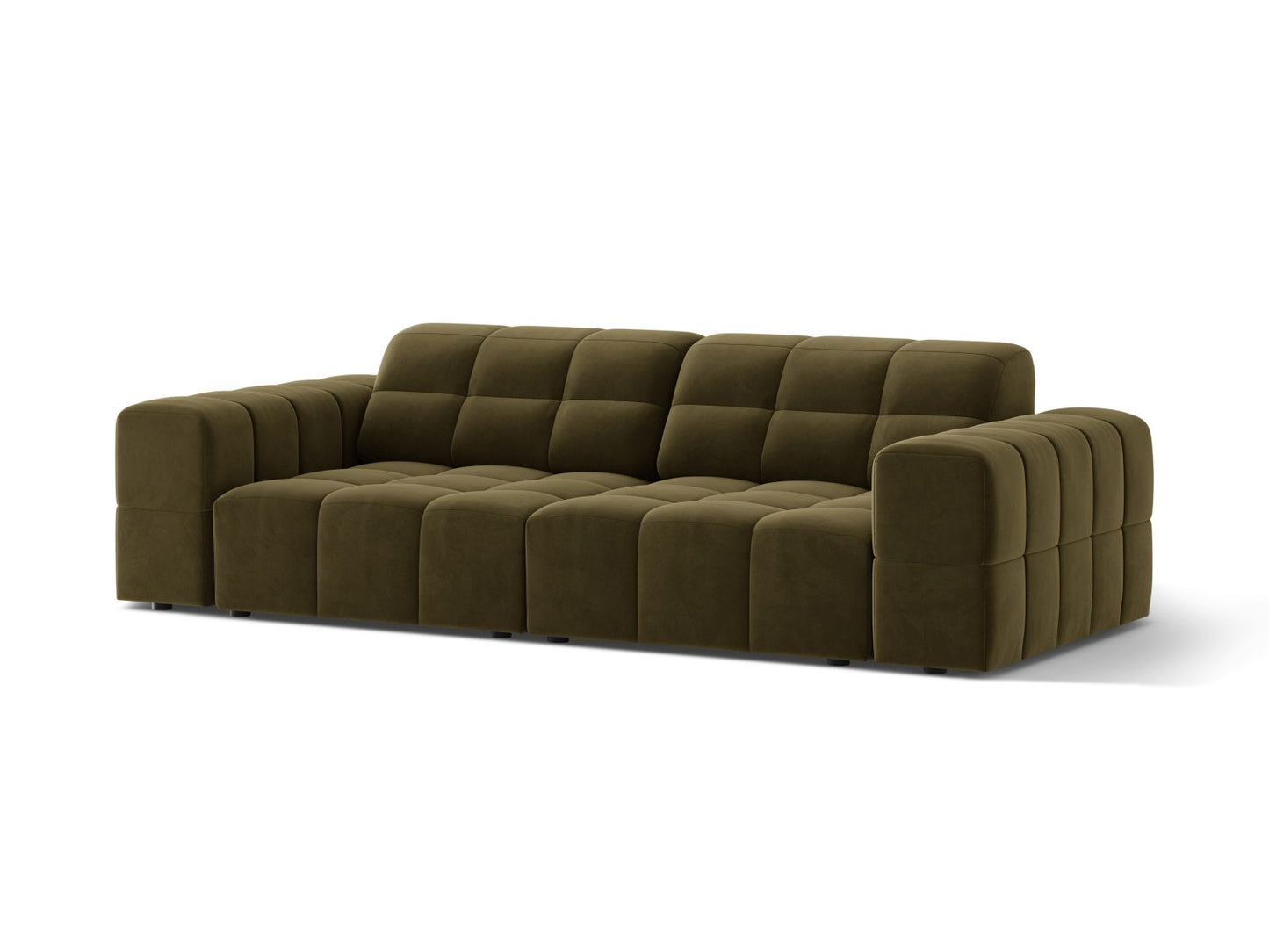 Chicago Sofa (3 Seats, 212x102x78) - Bluvel Velvet - Gallery image 3