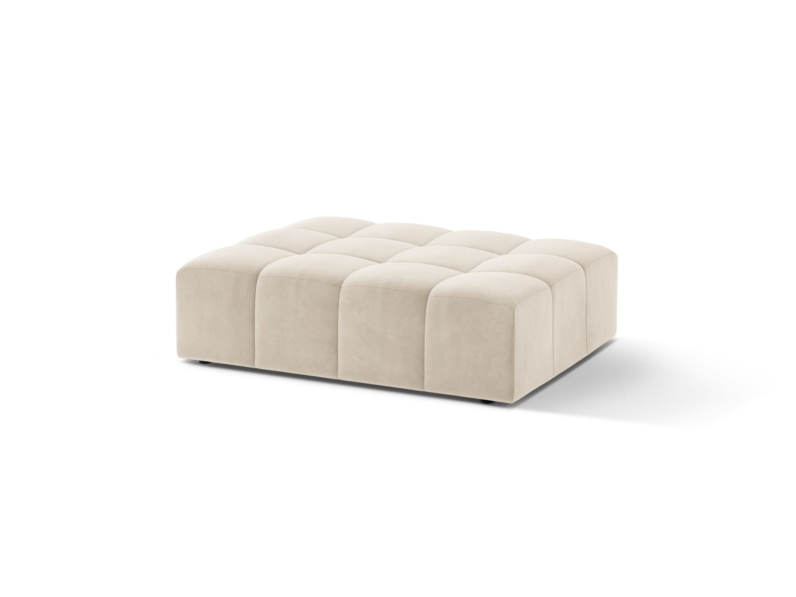 Chicago Pouf (1 Seat, 102x84x42) - Bluvel Velvet - Gallery image 5