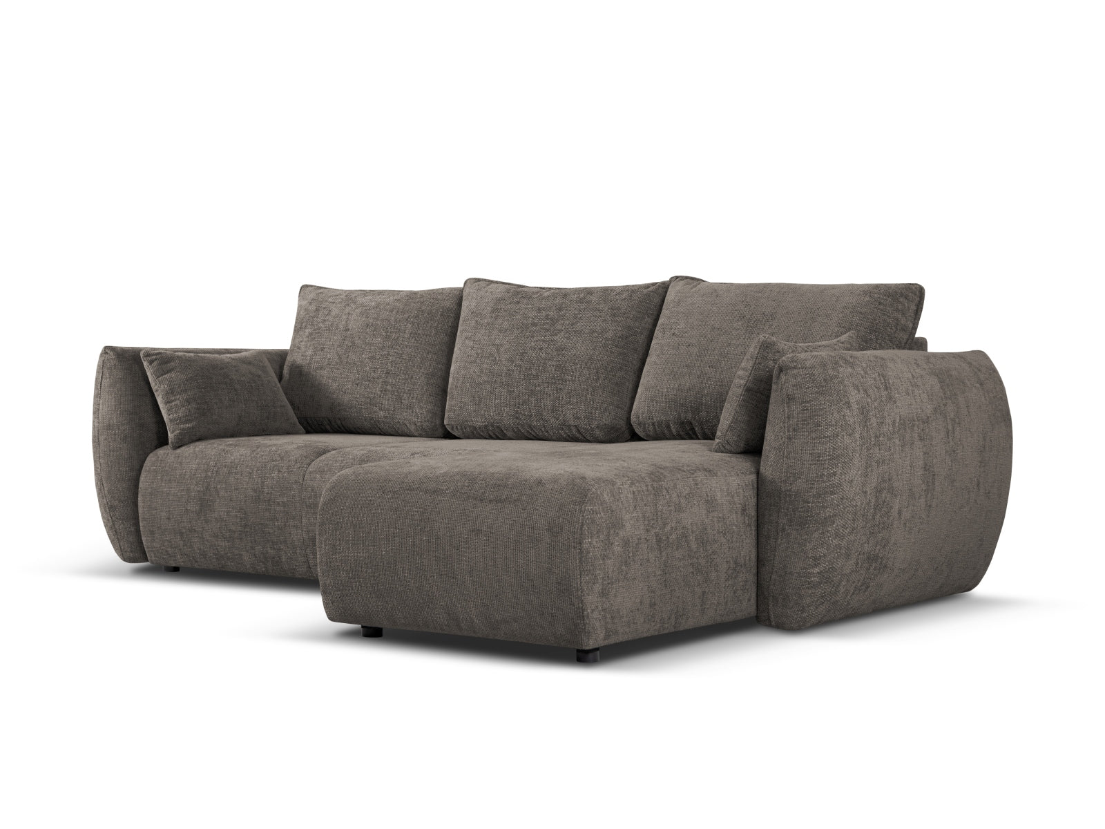 Matera Corner Sofa With Bed Function And Box - Left/Right (4 Seats, 253x173x86) - Haga Chenille - Gallery image 6