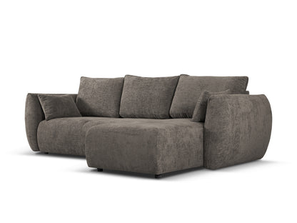 Matera Corner Sofa With Bed Function And Box - Left/Right (4 Seats, 253x173x86) - Haga Chenille - Gallery image 6