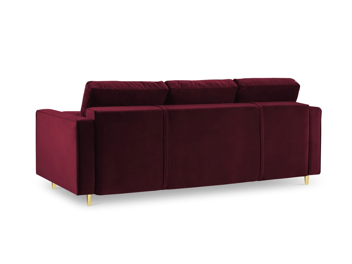 Aspen Sofa with Bed Function and Box (3 Seaters) - Velvet - Velvet - Gallery image 8
