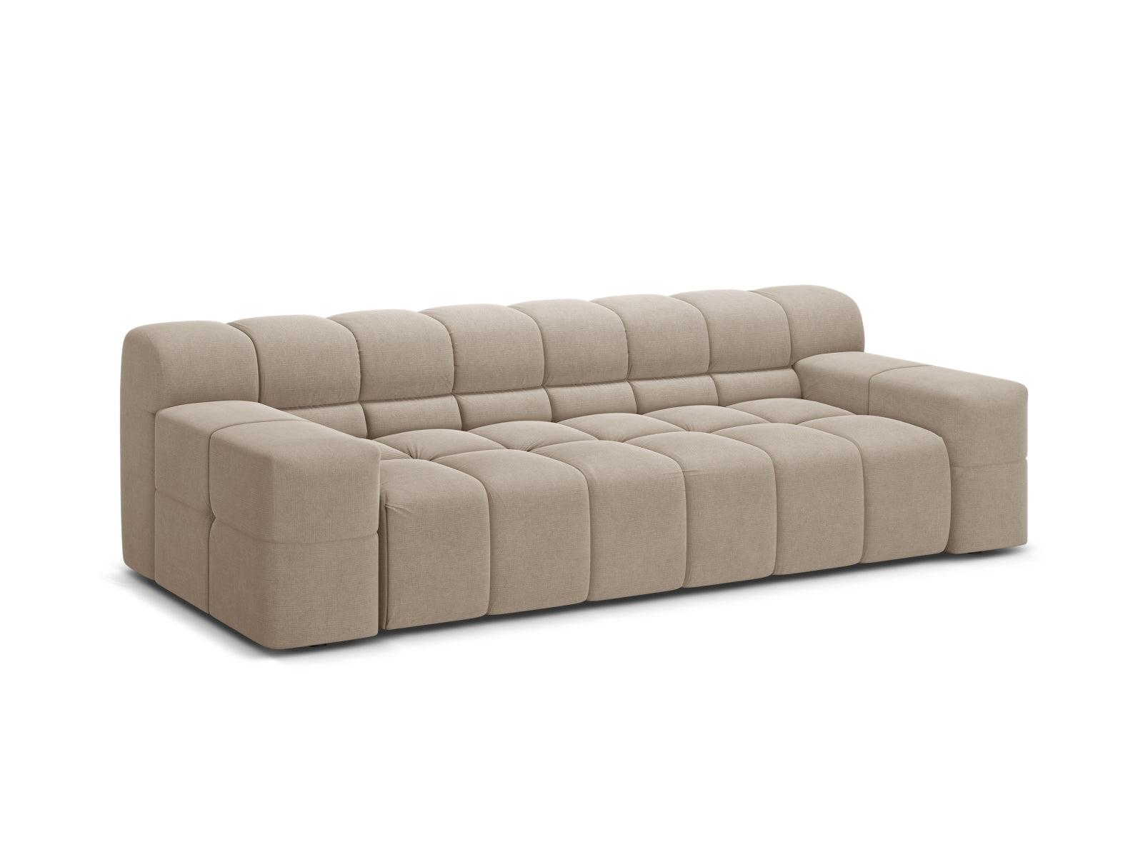Hawaii Sofa (3 Seats, 240x100x75) - Moly Structured Fabric - Gallery image 2