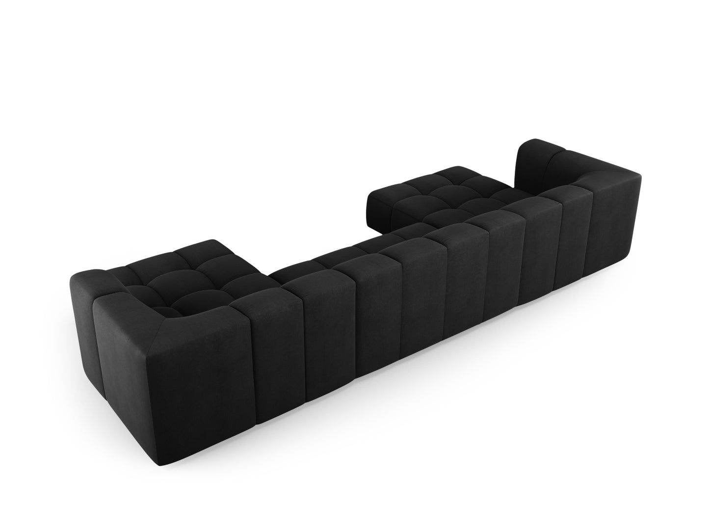 Moritz Modular Sofa (5 Seats, 346x160x70) - Rebel Chenille - Gallery image 2