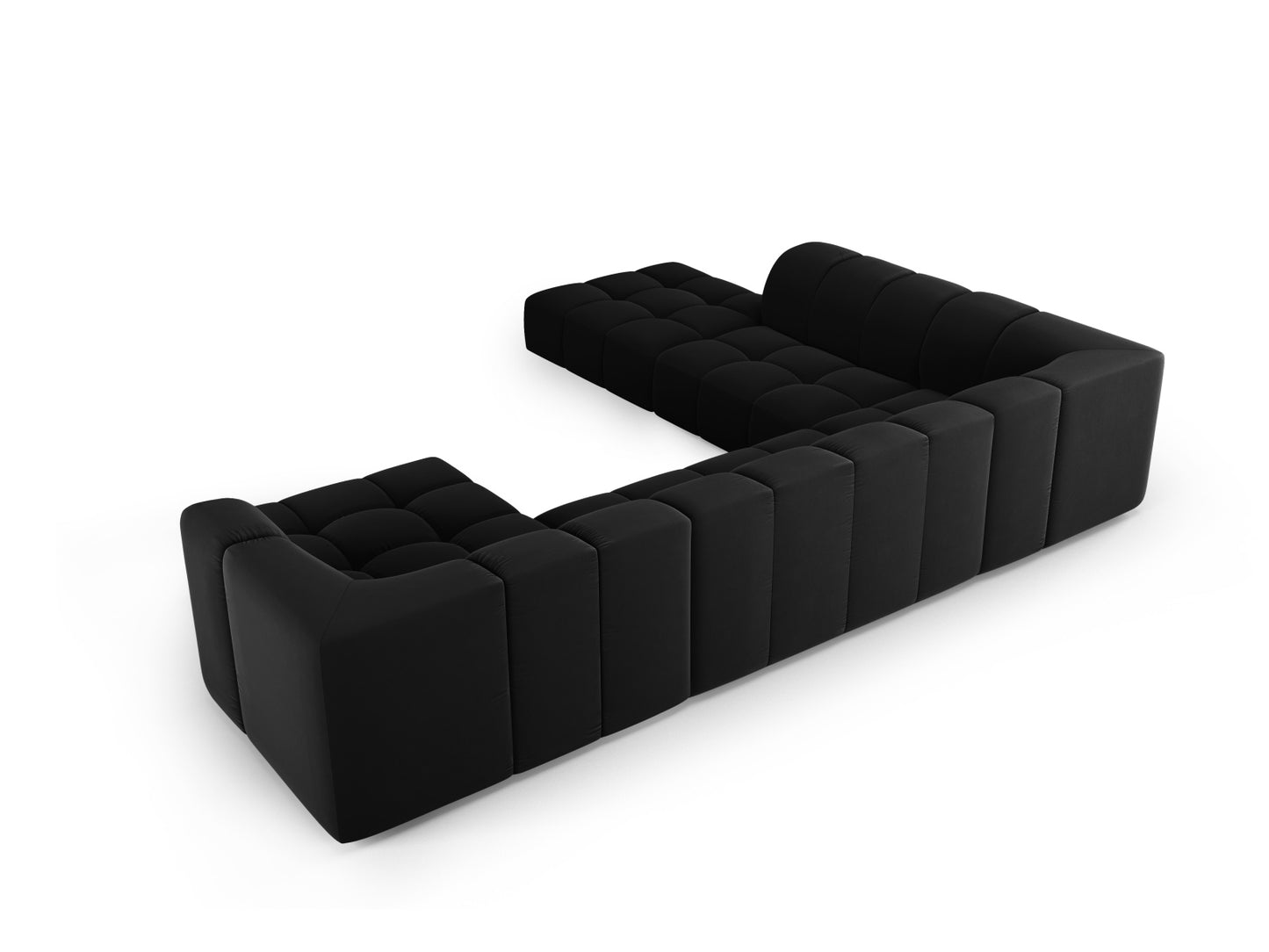 Moritz Panoramic Corner Sofa - Left/Right (7 Seats, 329x276x70) - Bluvel Velvet - Gallery image 3