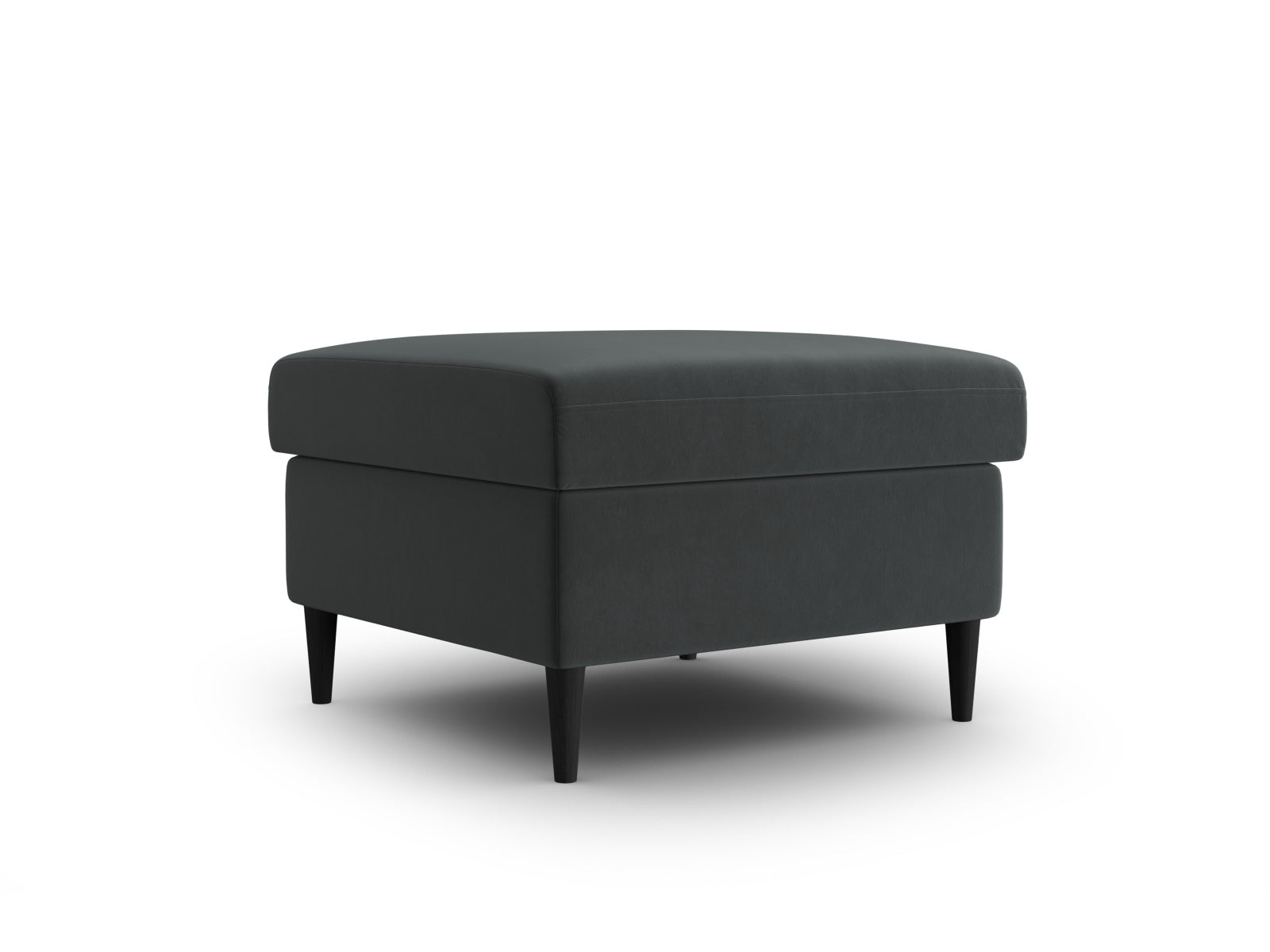 Kyoto Pouf (1 Seat, 70x70x45) - Riviera Velvet - Gallery image 4