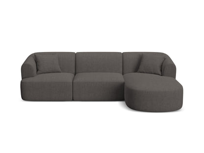 Campi Modular Corner Sofa (4 Seats, 256x156x70) - Structured Fabric