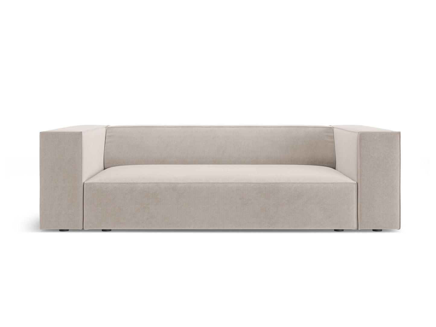 Arendal Sofa (2 Seaters) - Chenille with corduroy effect - Dark Beige