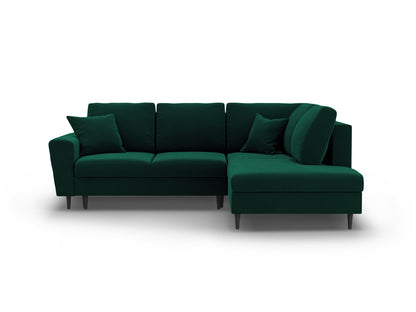 Kyoto Corner Sofa With Bed Function And Box (5 Seats, 243x194x88) - Left/Right - Riviera Velvet