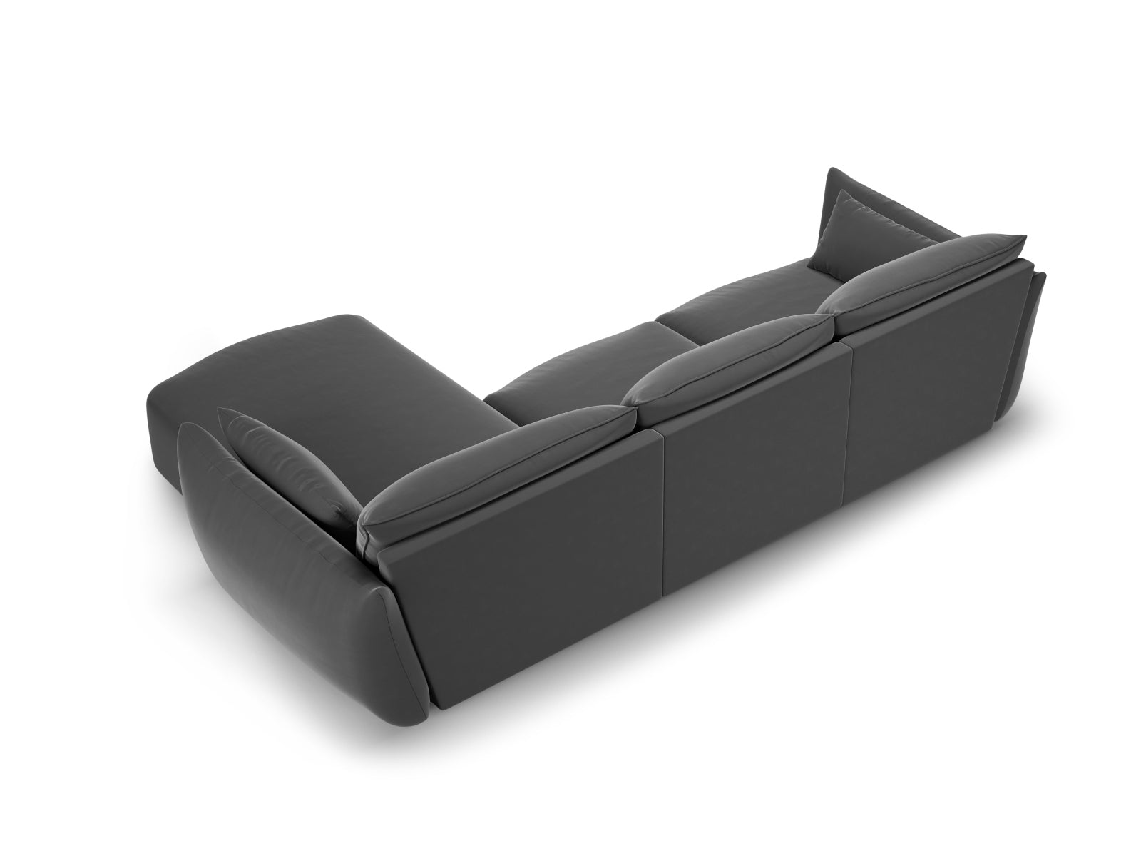 Matera Corner Sofa - Left/Right (5 Seats, 280x171x85) - Salvador Velvet - Gallery image 8