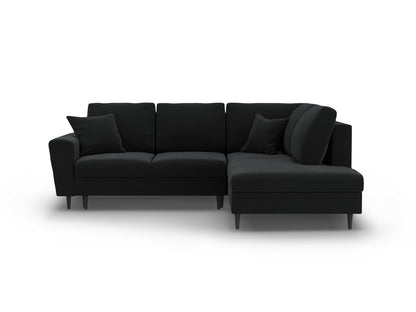 Kyoto Corner Sofa With Bed Function And Box (5 Seats, 243x194x88) - Left/Right - Riviera Velvet