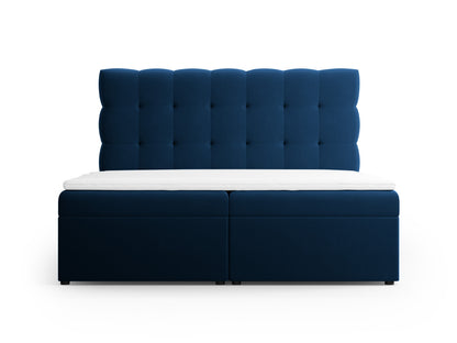 Bali Boxspring Bed Set (160x210x125) - Velvet - Velvet - Gallery image 3