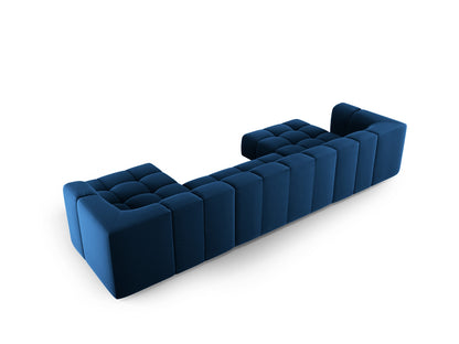 Moritz Modular Sofa (5 Seats, 346x160x70) - Bluvel Velvet - Gallery image 8
