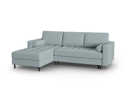 Aspen Corner Sofa with Bed Function and Box (5 Seaters) - Structured Fabric - Structured Fabric - Gallery image 7