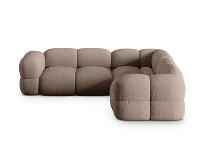 Loretto Symmetrical Corner Sofa (4 Seats, 250x250x68) - Sorella Structured Fabric - Gallery image 2